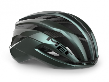 přilba MET TRENTA 3K CARBON HYPER TEAL zelená