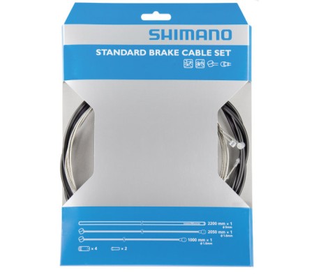 brzdový set Shimano - lanko + drobné díly + bowden