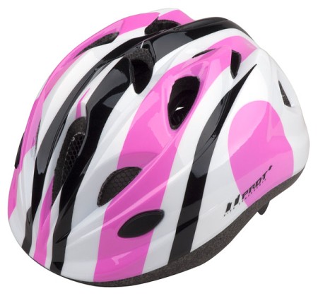 Přilba PRO-T Plus Toledo In mold dětská růžovo-bílá