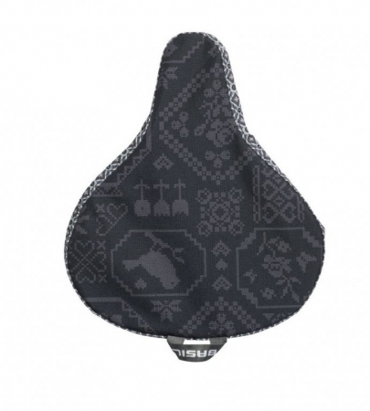 potah na sedlo BASIL Bohéme-Saddle Cover tm. šedý