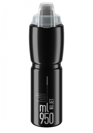 lahev ELITE Jet Plus 21´ černá/šedé logo 950 ml