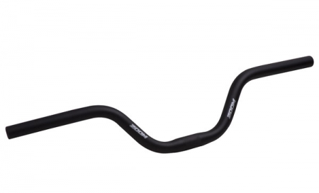 Řídítka prohnutá ZOOM dural 80mm černá-mat