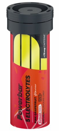 Tablety PowerBar ELECTROLYTES růžový grapefruit s kofeinem 10 tablet