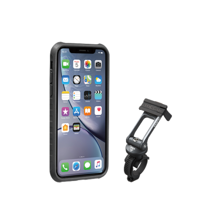 obal na mobil TOPEAK RIDECASE pro iPhone XR černá/šedá