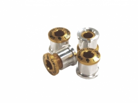 šrouby do převodníku ShamanRacing 8mm, 4ks zlaté