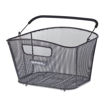 koš BASIL Bold M multi systém nosičový drátěný černý
