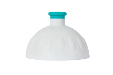 víčko na lahev R&B bílé/tyrkysová