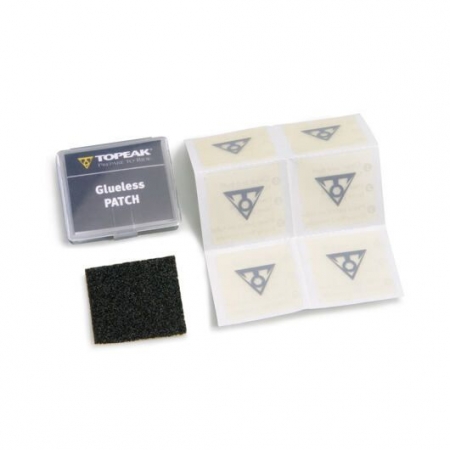 záplaty TOPEAK samolepicí 6ks + brusný papír