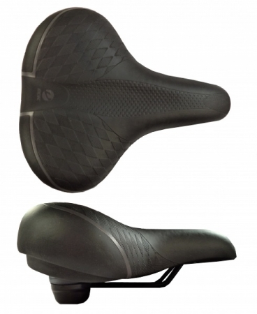 sedlo DDK D2510 Comfort Artwork černé s elastomery