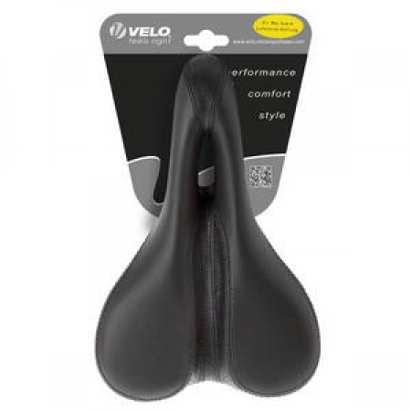 sedlo VELO Basic Deep Channel 243x155mm černé