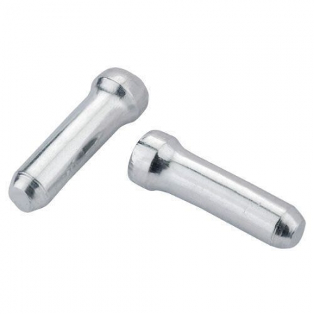 koncovka lanka Jagwire stříbrná 100ks servisní balení