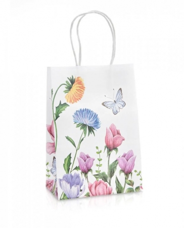 taška papírová louka M 18 x 25 cm