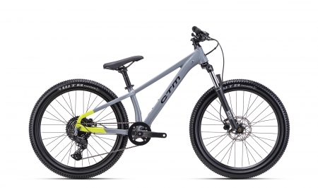 CTM ZEPHYR JR 2025 lesklá limetková / šedá