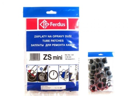 záplaty Ferdus ZS mini 30 100ks
