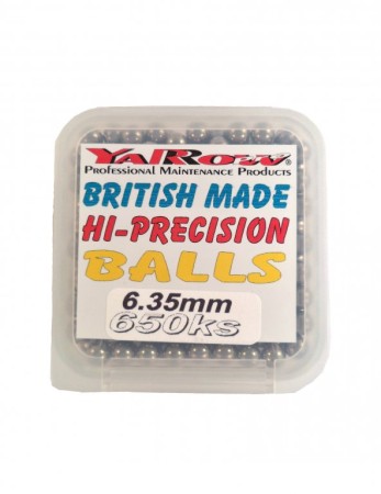 kuličky Yarrow 6.35mm 650ks střed