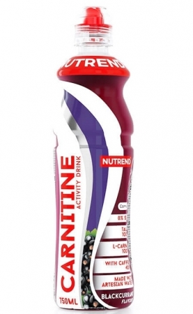 nápoj Nutrend CARNITINE with caffeine 750ml ČERNÝ RYBÍZ