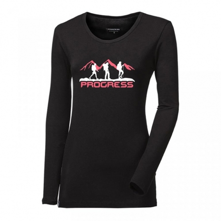 triko dlouhé dámské Progress SONJA Track Lady černé