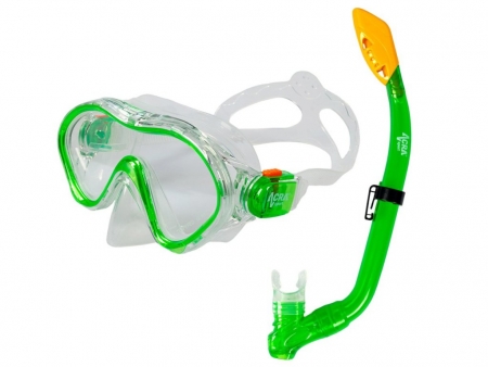 šnorchlovací set dětský ACRA zelený 2v1