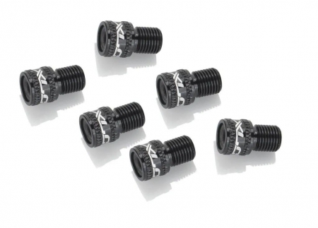 adaptér ventilku XLC AV na DV/SV černá 10 ks