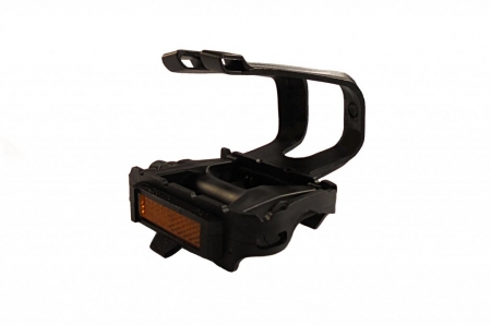 pedály plastové černé kluzné s klipsnami