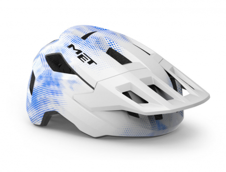 přilba MET SHELTER YOUTH MIPS modrobílá