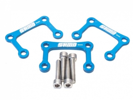 podložky distanční ShamanRacing Boxxer set 3ks modré