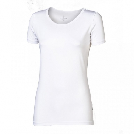 triko krátké dámské Progress ORIGINAL POLY bílé