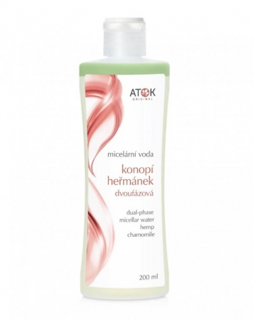 micelární voda ATOK konopí - heřmánek 200ml