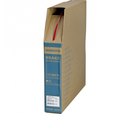 bowden brzdový Shimano SLR 40m červený box