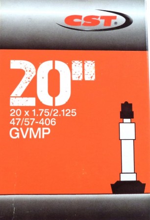 duše CST 20"x1.75-2.125 (47/57-406) DV/36mm