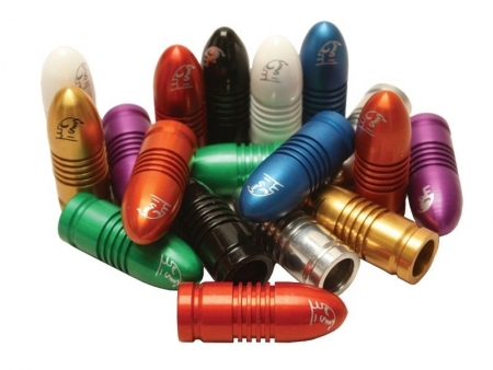 čepičky ventilku ShamanRacing Patrony AV černé