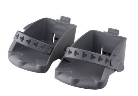 Náhradní stupačky sedačky POLISPORT Bilby Junior tmavě šedá