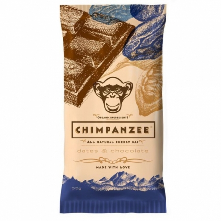 tyčinka Chimpanzee Energy Bar 55g datle+čokoláda exp.10/22