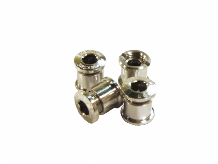 šrouby do převodníku ShamanRacing 8mm, 4ks stříbrné