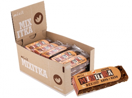 tyčinka Mixit bez lepku káva a kešu 44g