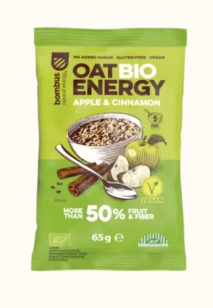 kaše ovesná Bombus Bio 65g jablko+skořice