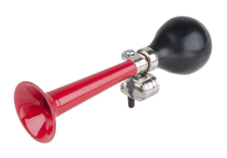 Klakson rovný červená