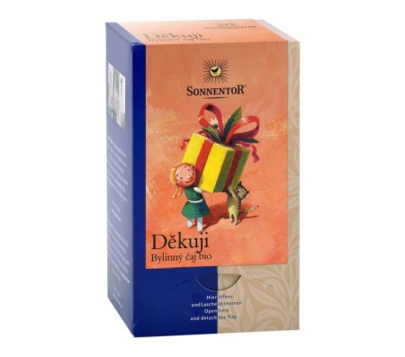 čaj "Děkuji" Sonnentor 18x1,5g