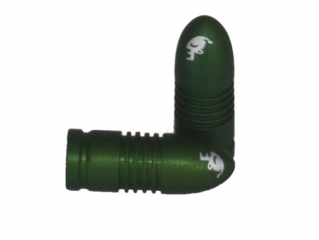 čepičky ventilku ShamanRacing Patrony AV zelené