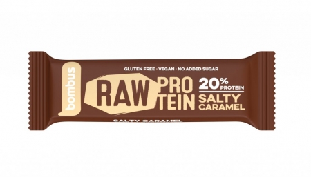 tyčinka Bombus Raw Protein 20% 50g slaný karamel