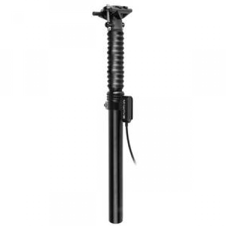 sedlovka 27.2 x 445mm M-Wave teleskopická Al černá