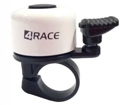 zvonek 4RACE mini bílý na kartě