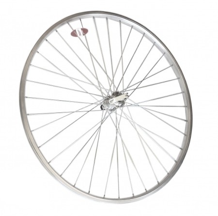 kolo zapletené 26" 559-21 zadní RU 36 děr stříbrné Union/CnSpoke pro 7-k