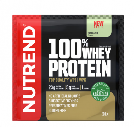 nápoj Nutrend 100% WHEY PROTEIN 30g pistácie