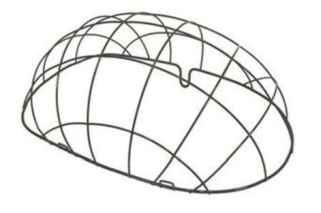 kryt koše BASIL PASJA M-45cm černý