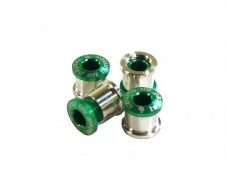 šrouby do převodníku ShamanRacing 8mm, 4ks zelené