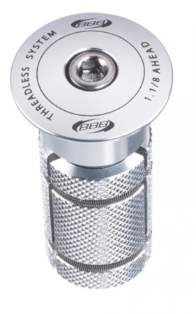 zátka BBB BAP-03 PowerHead 11/8 stříbrná
