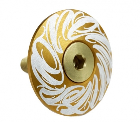 víčko hlavového složení ShamanRacing 1 1/8 OREMNTS zlaté