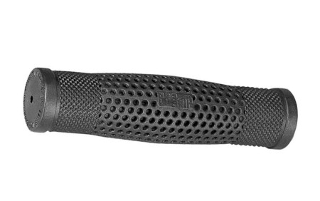 gripy gumové oblé dírkované černé