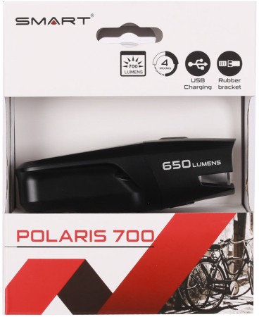 osvětlení přední SMART 186 USB černé 650lm